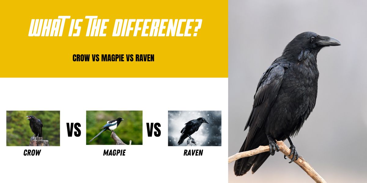 Crow vs Magpie vs Raven What Are The Differences?