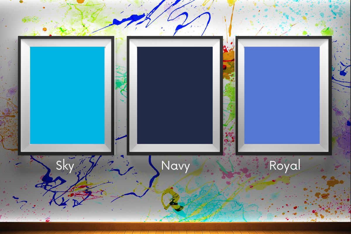 Sky Blue vs Navy Blue vs Royal Blue Differences Explained