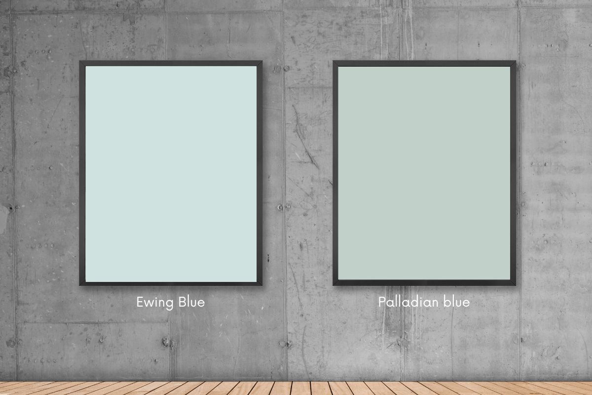 Ewing Blue vs Palladian Blue Color Comparison Guide