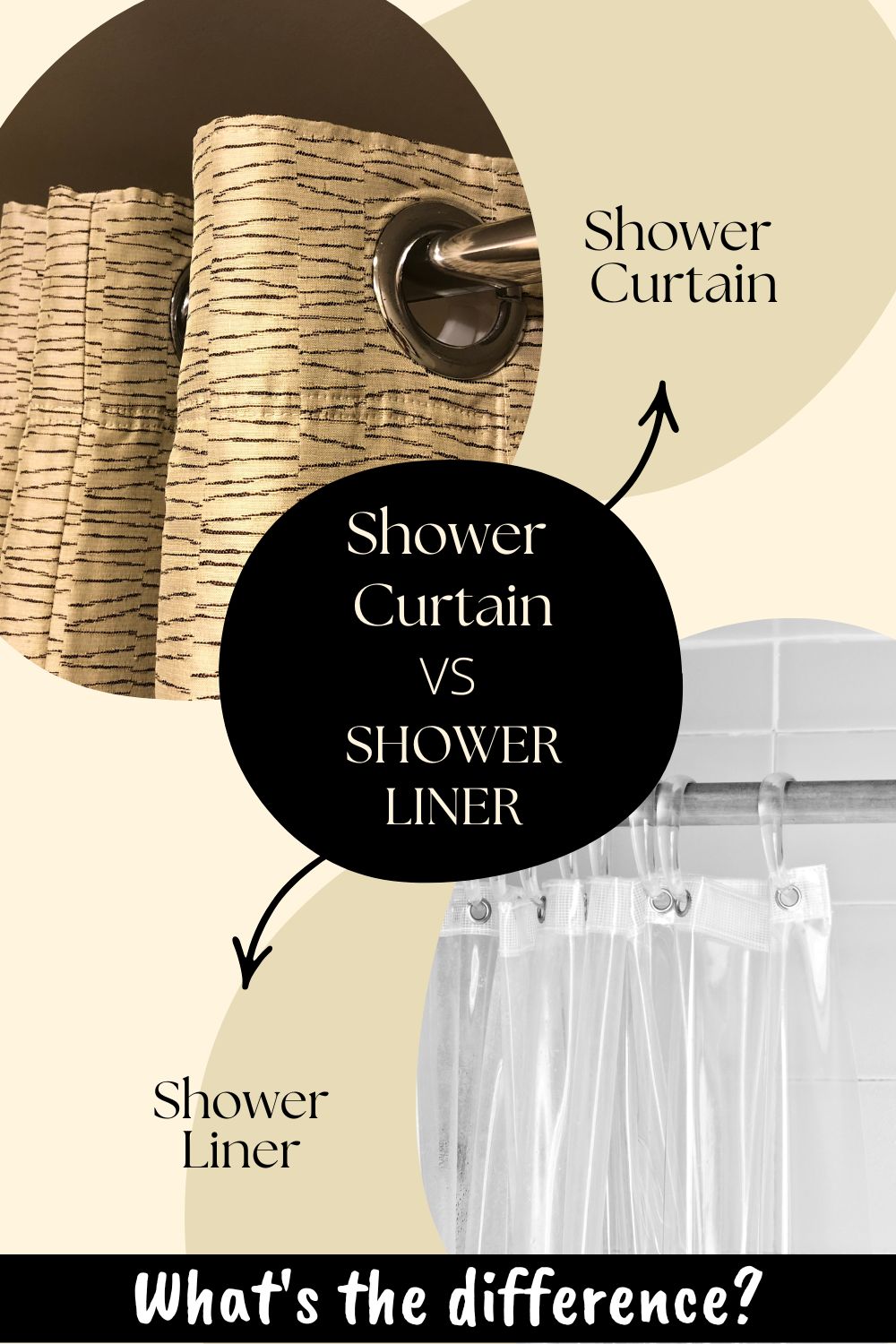 Shower Curtain vs Shower Liner What Is The Difference