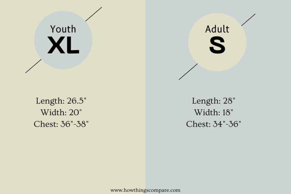 Youth XL Vs Adult Small What Are The Size Differences 