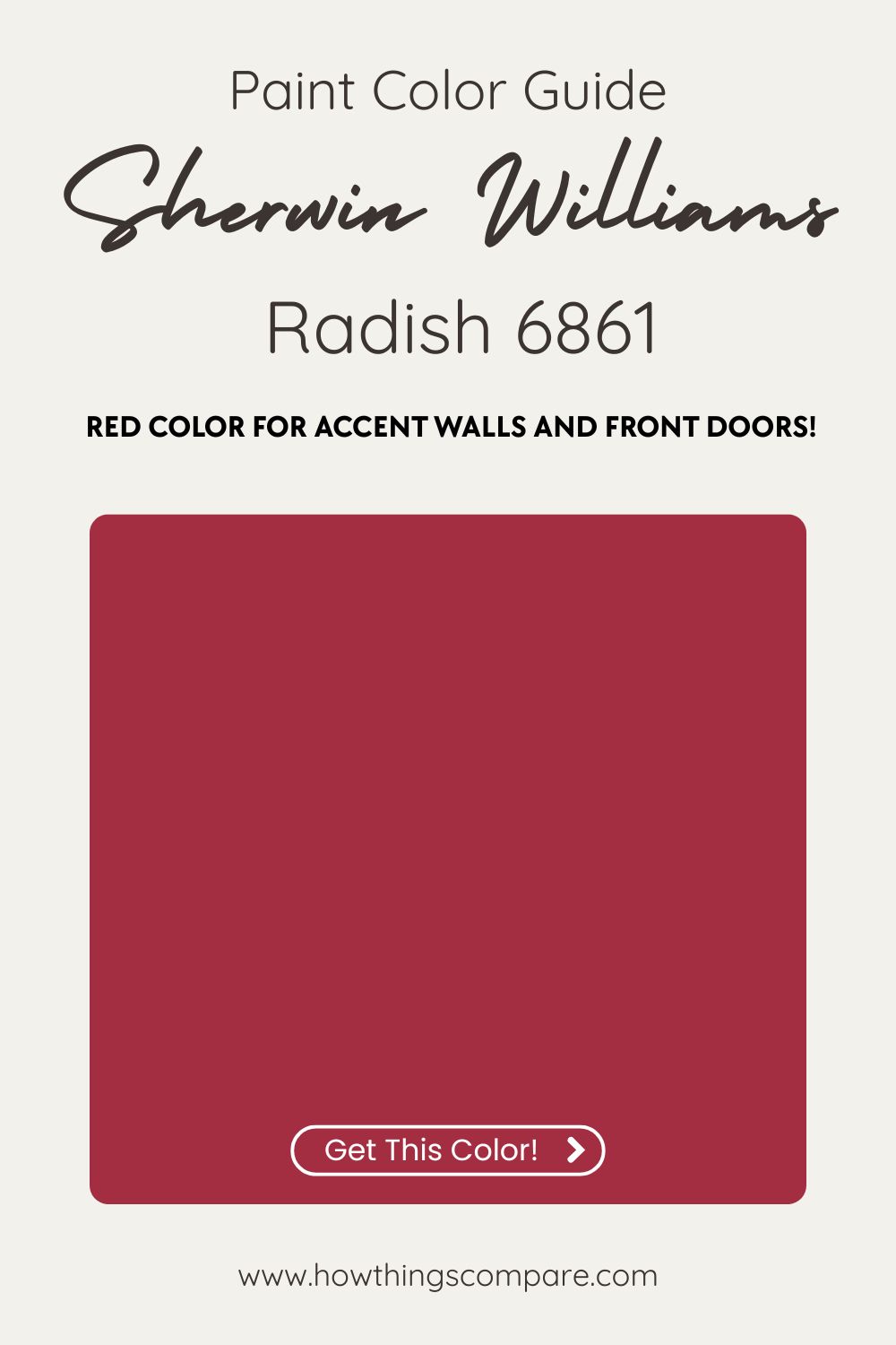 7 Stunning Red Paint Colors By Sherwin Williams - Paint Color ...