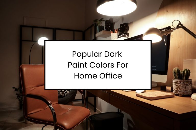 Popular Dark Paint Colors For Home Office